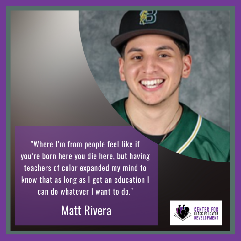 Diverse Educator Interview- Matt Rivera